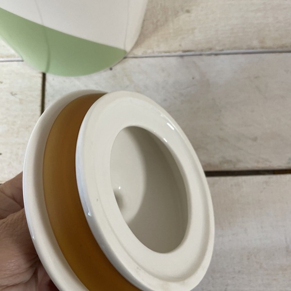 Starbucks VTG 2005 Cookie Jar Coffee Canister Ceramic Fast Shipping - Picture 6 of 10